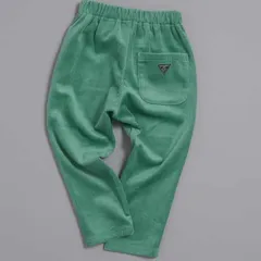 《新品》カットコールパンツ 80 90 100㎝ BREEZE グリーン 子供服 長パンツ J420075
