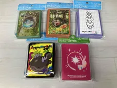 【まとめ売り】ポケモンカード デッキシールド 5個セット ミュウ ドオー パチリス グルトン イッカネズミ