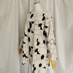 週末お値下げ fog linen work フォグリネンワーク黒チュニック - メルカリ