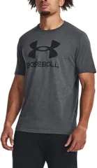 アンダーアーマー メンズ トップス Tシャツ Under Armour Mens Baseball Icon TShirt Medium GrayBlack ブラック