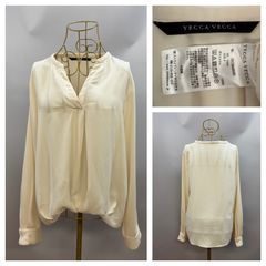 YECCA VECCA Vネック プルオーバーブラウス size F
