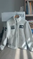 THE NORTH FACE ザノースフェイス 白 フリース ジャケット