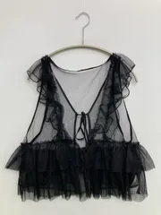 JEANASIS ジーナシス ノースリーブ F ブラック