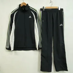 adidas アディダス CLIMA365 セットアップ ウインドブレーカー パンツ サイドライン Y2K スポーツ L ブラック系 B588
