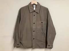 MHL. エムエイチエル COMPACT COTTON POPLINコンパクトコットンポプリン 長袖シャツ Margaret Howell 596-3250502 サイズS カーキ