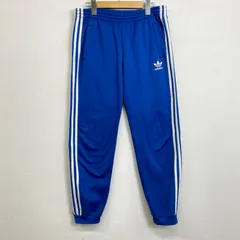 adidas originals アディダス オリジナルス トラック パンツ ジャージ トレフォイル ロゴ 刺繍 古着 vintage サイドライン 079 ブルー系 B590