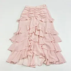 m5266 ファーファー fur fur 2WAY ランダム フリル スカート