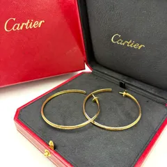 カルティエ Cartier 750トリニティ フープ ピアス スリーカラー K18PG K18WG K18YG 【鑑定済み】正規品のサムネイル