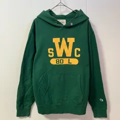 Champion チャンピオン パーカー フーディー プルオーバー 長袖 グリーン 緑　　　　T-48
