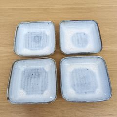 石岡信之 小皿 4枚セット こぼん ヘリンボーン柄 - メルカリ