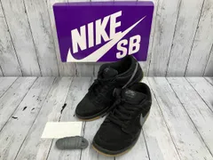 NIKE ナイキ スニーカー SB DUNK LOW PRO BQ6817 010 27㎝ ブラック 箱、替えシューレース、ステッカー付き