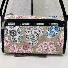 9894　LeSportsac　レスポートサック　ショルダーバッグ　小さめ　ミニ　軽量　カジュアル　シンプル　レディース　ベージュ　ブラック　黒　花柄　ハート