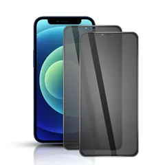 【覗き見防止】iphone12 ガラスフィルム iphone12pro 液晶全面保護フィルム のぞき見防止 旭硝子素材製【2枚入り】硬度9H 衝撃吸収 撥油性 指紋防止 気泡防止 自動吸着 iphone12プロ 強化ガラス 保護 フィルム