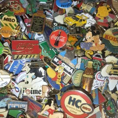 ピンバッジ 200個セット フランス雑貨 まとめ売り ピンズ ヴィンテージ ピンバッチ AJ2-200-0219-2