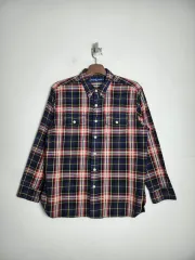 L ポロ ラルフローレン チェック フランネル ワークシャツ