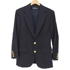 ラルフローレン RALPH LAUREN ウール 金ボタン シングル 2Bテーラードジャケット メンズ 表記無 