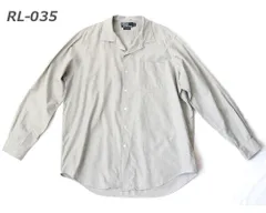 ［USED］Polo Ralph Lauren ポロ ラルフ ローレン 古着 ラルフローレン シャツ古着 グレンチェック・千鳥格子柄系BONNARD/ボナード オープンカラーシャツLサイズrl-035