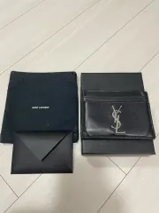 (正規品/当日発送) Saint Laurent サンローラン ブラック カードウォレット 出品