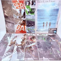 一番くじ 進撃の巨人 獣の巨人は俺が仕留める F賞 クリアポスター 全9種 コンプリート