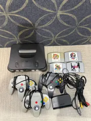 ニンテンドー64 本体＋コントローラー4個＋ソフト4本セット N64 まとめ売り