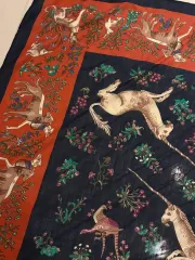 ドレイクス ウール シルク スカーフ スクエア