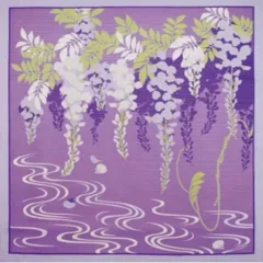 小風呂敷　『 春 藤 』　日本製　新品・未使用　和雑貨　お弁当包み　ランチョンマット　プレゼント　和布日和