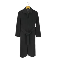 ユーズドフルギ USED古着 {{en quete}} アンゴラウールベルテッドロングコート レディース JPN：9号 