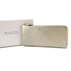 MWA26194 BARCOS バルコス L字型 長財布 レザー ゴールド ロングウォレット
