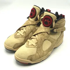 【中古】Rui Hachimura × NIKE Air Jordan 8 SE Twine/Gym Red スニーカー 26.5cm DO2496-700 ベージュ 八村塁 ナイキ[10]のサムネイル