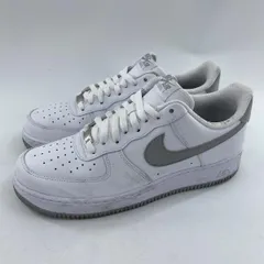【中古】NIKE AIR FORCE 1 07 スニーカー 27.5cm FJ4146-100 ホワイト グレー ナイキ[10]
