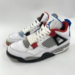 【中古】NIKE AIR JORDAN 4 Retro SE What The 4 スニーカー 29cm CL1184-146 ホワイト ブルー レッド ナイキ[10]
