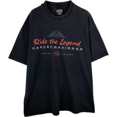 古着 ハーレーダビッドソン Harley-Davidson 鷲柄 イーグル柄 モーターサイクル バイクTシャツ USA製 メンズXL相当/eaa538592