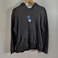 adidas アディダス パーカー プリント センター 黒 2XL 10624 - メルカリ