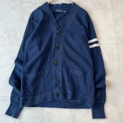 POLO RALPH LAUREN コットンカーディガン ネイビー XS