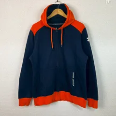UNDER ARMOUR アンダーアーマー スウェット パーカー フルジップ ネイビー XLサイズ メンズ 古着 スポーツMIX ストリート