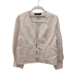 ナノユニバース nano universe ジャケット 長袖 F ピンクベージュ /MS