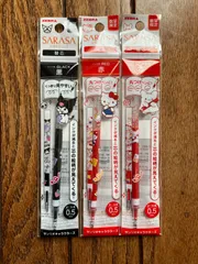 替え芯 3本セット サンリオ サラサクリップ0.5mmボールペン 限定 ゼブラ サンリオキャラクターズ  ハローキティ クロミ はなまるおばけ