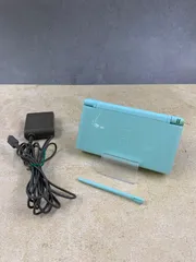 【動作OK・安心補償】 ニンテンドー DS Lite  アイスブルー 本体  USG-001 動作確認済み 純正アダプター付属 0219-211