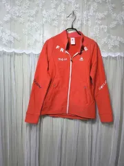 ルコックスポルティフ レディース オレンジ ジップアップ ジャケット
