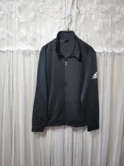 (キッズ) adidas ブラック トラックジャージ 160