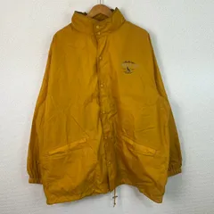 Eddie Bauer エディーバウアー ナイロンジャケット 無地 イエロー Lサイズ メンズ 古着 アウトドア アメカジ ストリート