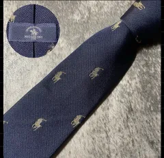SANTA BARBARA POLO&RACQUEST CLUB ネイビー シルク ネクタイ[MSE220]のサムネイル
