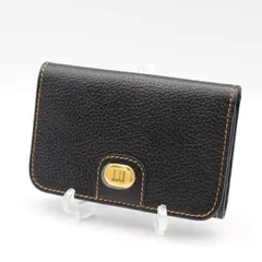 IS385)【未使用】dunhill ダンヒル 6連 レザー キーケース ブラック