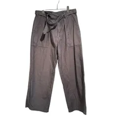 JOURNAL STANDARD (ジャーナルスタンダード) ■ ①② 25030600242010 コットンリネンベルテッドワイドカットベイカーパンツ メンズ カーキ S