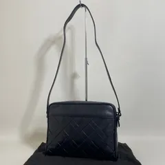 2602-56｜美品｜イヴサンローラン ショルダーバッグ レザー ブラック