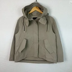iCB アイシービー フーデッド ジャケット 無地 ベージュ 9サイズ レディース 古着 モード シンプルのサムネイル