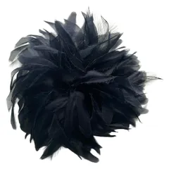 Max Mara(マックスマーラ) コサージュ美品  - ダークネイビー フラワー(花)