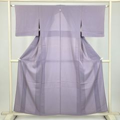 m*k様 □E6576□美品□きもの英 紅藤色 絽 単衣 洗える着物 色無地□1