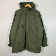UNIQLO ユニクロ ナイロンジャケット フルジップ カーキ XLサイズ メンズ 古着 シンプル テック系 ミリタリー