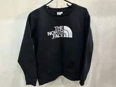美品 THE NORTH FACE / ザノースフェイス ロゴプリントトレーナー Lサイズ ブラック NTW61932 レディース ポリエステル USED